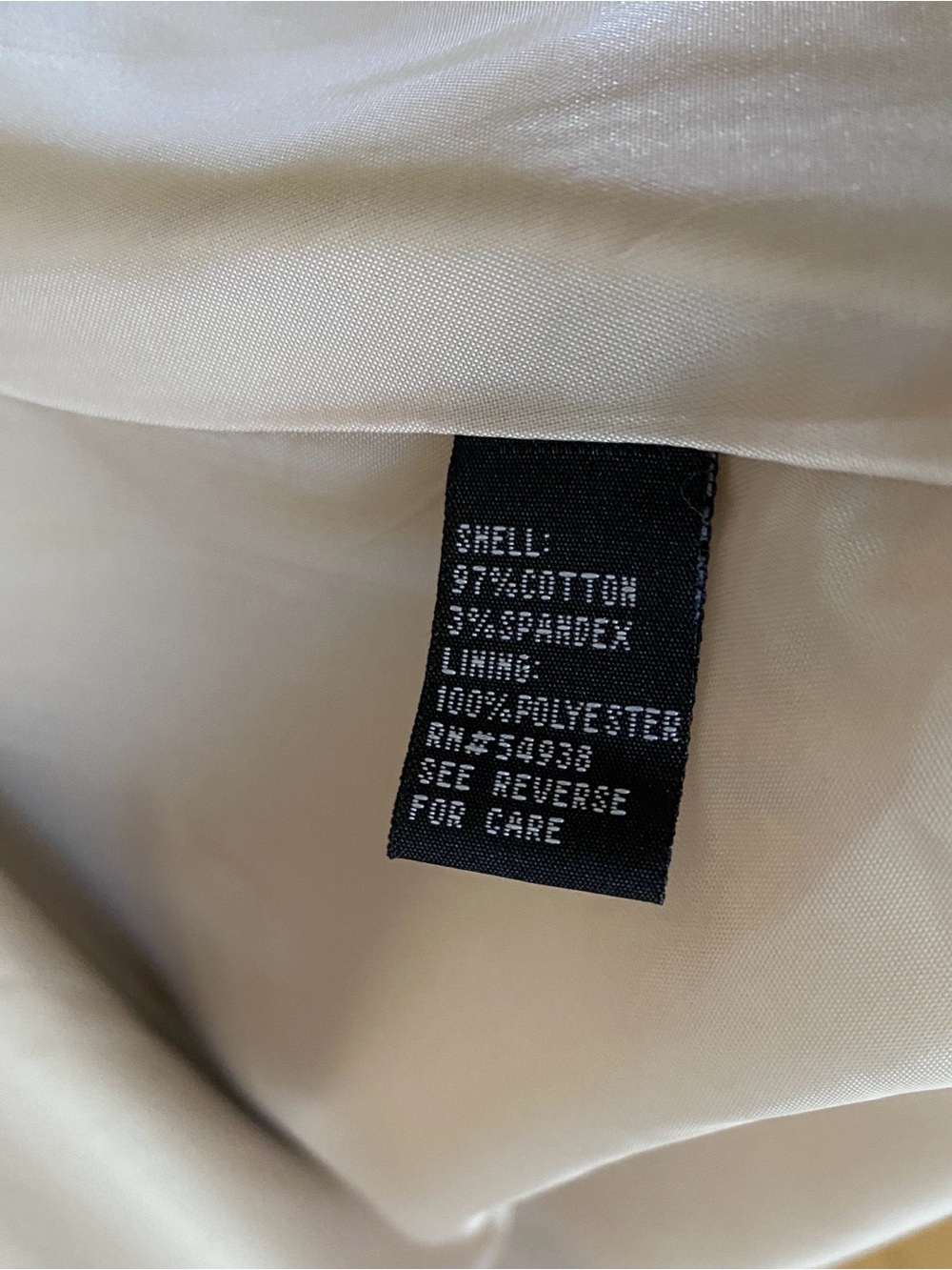 Women’s Cream Belted Double-Breasted Trench Coat - Picture 6 of 8